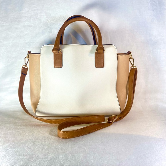 Call It Spring Large Purse Nude Beige Feminine Crossbody Shoulder Bag Lux Tote - Picture 1 of 11